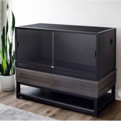 Black Glass 100 gallon tank 48"x 24"x 24" Reptile Enclosure